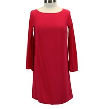 Donna Ricco Womens 6 Slit Sleeve Crepe Fuchsia Bright Pink Mini Shift Dress  - £23.12 GBP