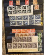 Lot de 54 timbres-poste Allemagne nazie et Moravie Bohême Hitler WWII - $20.13