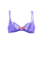 Agent Provocateur Womens Bra Lace Non Padded Elegant Purple Size Uk 32B - £86.90 GBP
