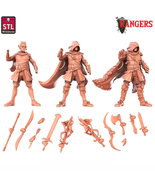 3D Printed STL Miniatures Elf Male Ranger A Rangers 28 - 32mm War Gaming... - €16,90 EUR+