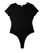 Women Bodysuit BP Women Short Sleeve Bodysuit Size S Black - $144.89 MXN