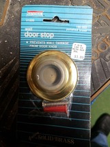 Door Stop, Solid Brass (National Hardware N198-069) 2.34&quot; Dia - $19.99