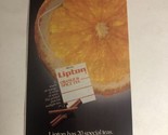 1989 Lipton Orange Spice Tea Print Ad pa5 - £4.73 GBP