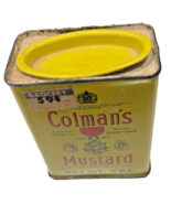 Vintage Colman&#39;s Mustard 2 oz Tin Bull’s Head Double Superfine Made In E... - $11.15 CAD