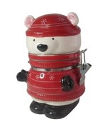 Conagra Swiss Miss Polar Bear with Red Sweater Container Jar - $12.82