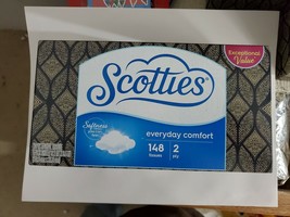 Scotties Facial Tissues 148 2-ply white tissues (unscented) - £5.45 GBP