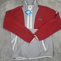 Columbia Alabama Crimson Tide Embroidered Logo Zip Jacket Size Mens Small NWT - $37.25