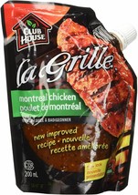 4 X Club House La Grille, Montreal Chicken Wet Rub, 200ml Each - Free Sh... - $44.51