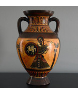 Athena and Olympic Athletes Panathenaic Amphora Vase Greek Replica Reproduction - $187.11