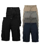 Men&#39;s Cotton Multi Utility Pockets Relaxed Fit Casual Outdoor Army Cargo... - £30.68 GBP