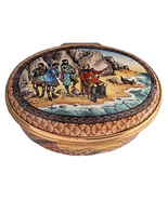 Royal Legends King Canute English Enamel Box (Halcyon Days) - $95.00
