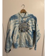 YOUTH Small USASA Snowboard National Championships 2013 Blue Tie-Dye Hoodie - £13.30 GBP