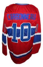 Any Name Number Nova Scotia Voyageurs Retro Hockey Jersey Carbonneau Red  image 5