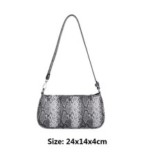 Fashion  Pattern Shoulder Women Bag Pu Leather Zebra Underarm Handbag Shopping T - £13.70 GBP