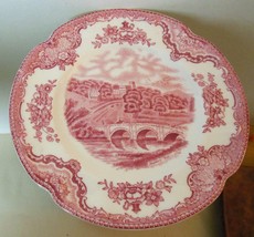 Johnson Bros Old Britain Castles Pink Crown Made In England Bread and Butter - £10.90 GBP