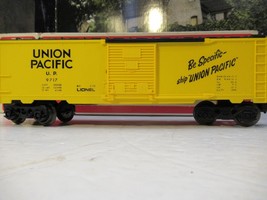 LIONEL TRAINS -  MPC 9717 UNION PACIFIC  BOX CAR - 0/027- NEW- B25 - $21.80