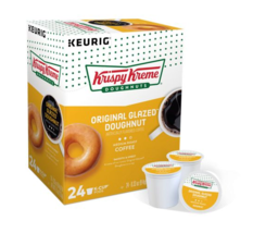 Krispy Kreme Original Glazed Doughnut Coffee 24 to 144 K cups Pick Any Size - £23.06 GBP+