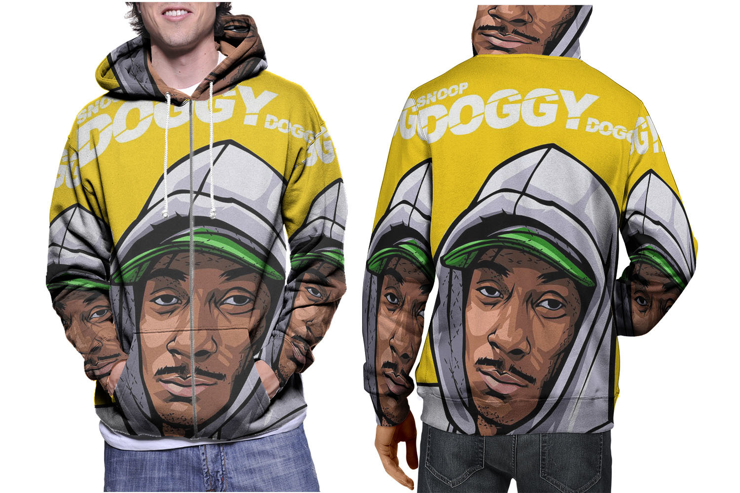 Snoop Dogg   Vibrant Fullprint Hoodies Unleash Your Style - $37.99+