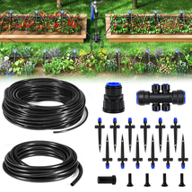 50FT Garden Watering System Drip Irrigation Kits for Plants New Quick Co... - $29.14