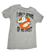 Ghostbusters &quot;I Ain&#39;t Afraid of No Ghosts&quot; Sequined kids size L heather ... - $16.15
