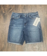 nwt AMAZON ESSENTIALS jean shorts mens 33 bermudas distressed denim cuto... - £16.75 GBP