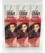 3 Clairol Color Crave Hair Makeup Temporary Color BRILLIANT RUBY 1.5 Fl Oz - £7.78 GBP