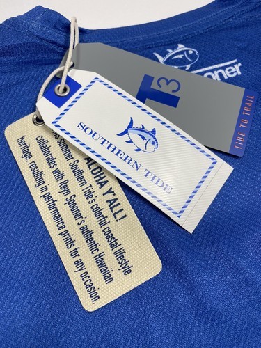 Southern Tide Men’s S/S Reyn Spooner Performance T-Shirt. Blue.Sz.M.MSRP$48.00 Item image 3