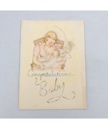 Vintage Great American Life Insurance Co Congratulations Baby Records Book - $13.99