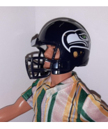 SEATTLE SEAHAWKS NFL Mini POCKET PRO HELMET Blue Riddell Football Displa... - £5.53 GBP