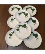 Set 8 Metlox Pottery Poppytrail California Ivy Tea Coffee Cup Saucers - $16.60