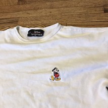 Disney Originals Theme Park Shirt White Mickey USA SM/MED - $5.60