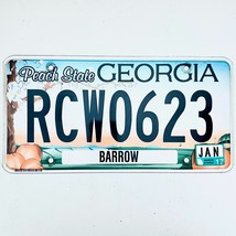 2017 United States Georgia Barrow County Passenger License Plate RCW0623 - $225.96 MXN