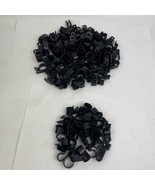 Huge lot Assorted R-Type Cable Clamp Nylon Black Hose Wire Ring Loop Ele... - £12.78 GBP