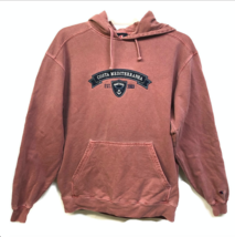 Champion Weathered Classics Costa Mediterranea Red Hoodie Sweatshirt Sz ... - $25.99