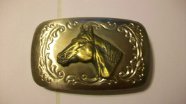 Men&#39;s Vintage Horse Head Belt Buckle! - £24.09 GBP