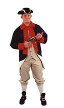 Alexanders Costumes Men&#39;s Revolutionary Solider, Blue, Large - $149.99