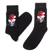Alchemy Gothic SOX002 The Alchemist Christmas Crew Socks Goth Skull S/M ... - $11.49