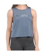 NWT Womens Yoga Pilates Top New Peloton Blue L Muscle Tank Crop New Logo... - £70.21 GBP
