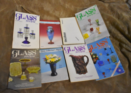 Vintage Lot of 8 Glass Collector&#39;s Digest Magazine 1992 Glass Review - $39.55