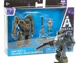 Avatar: World of Pandora Amp Suit &amp; Colonel Miles Quaritch McFarlane Toy... - $12.88