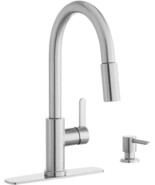 Glacier Bay Paulina Single-Handle with Pull-Down Stainless Steel Kitchen... - $55.34