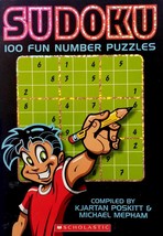 SuDoku: 100 Fun Number Puzzles by Kjartan Poskitt, Michael Mepham / Unused - £1.81 GBP