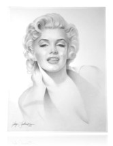 Marilyn Monroe 20x24 Lithograph By Artist Gary Saderup Signed Poster 1989 Photo - £36.69 GBP