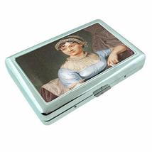 Classic Woman Em1 Hip Silver Cigarette Case Id Holder Metal Wallet 4&quot; X 2.75&quot; RF - £6.35 GBP