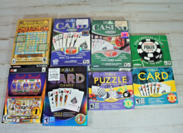 Lot of PC Card Games Casino Board Game Sudoku Poker Games - Hoyle and Others - £24.01 GBP