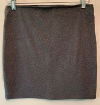 NWT Hollister Skirt Sz Med Gray Knit Pull On Stretch Women&#39;s - £6.29 GBP