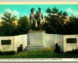 Tom Sawyer and Huck Finn Statue Hannibal  Missouri MO UNP WB Postcard H2 - $2.92