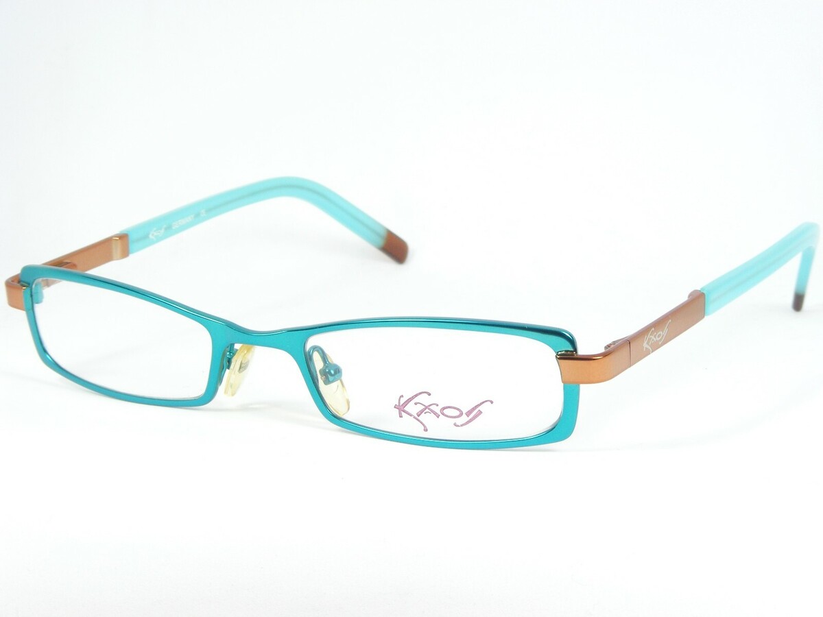 KaOS 115 COL.2 Sarcelle / Brown-Copper Lunettes Monture 47-18-136mm Alle... - $95.63