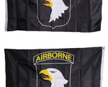 3x5 Army Airborne 101st Heavy Duty Polyester Nylon 200D Double Sided Fla... - $18.88