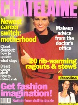 1992 February Chatelaine Caroline Mila Mulroney Breast Cancer Fashion Re... - $21.71